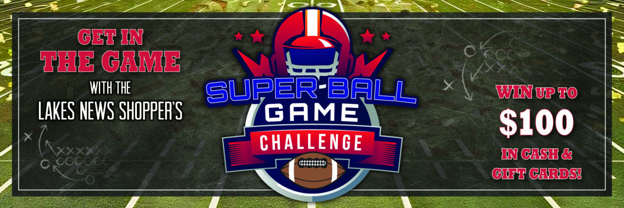 Super Bowl Game Challenge 2026 - website banner