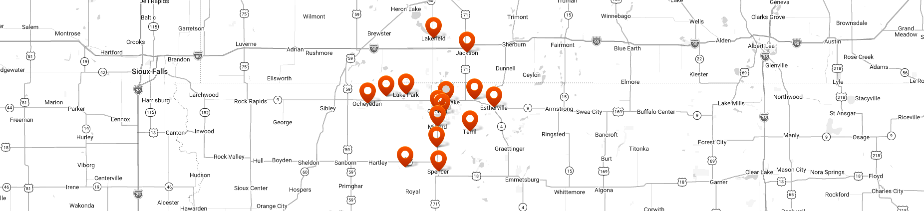 Lakes New Shopper Coverage Area